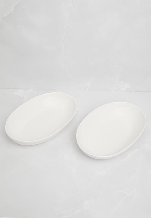 Maxwell & Williams - Wba oval bowl 30x20cm - white