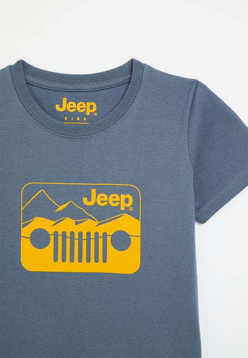 JEEP - Jeep graphic tee - vintage blue
