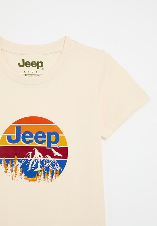 JEEP - Jeep graphic tee - chalk