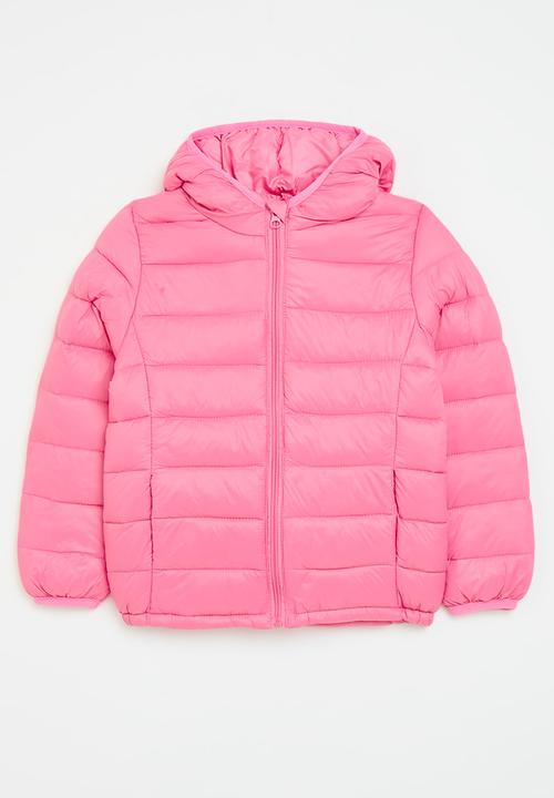 Pop Candy - Hooded puffer jacket - pink