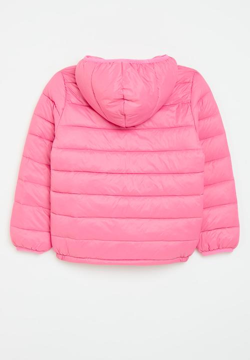 Pop Candy - Hooded puffer jacket - pink