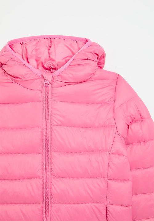 Pop Candy - Hooded puffer jacket - pink