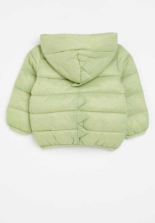 Pop Candy - Hooded puffer jacket - green