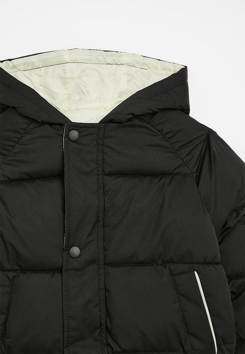 Pop Candy - Midi puffer jacket - black