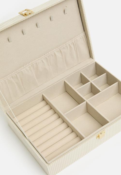 Storage Solutions - Luxe jewellery organizer - beige