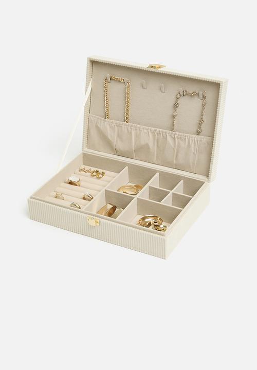 Storage Solutions - Luxe jewellery organizer - beige