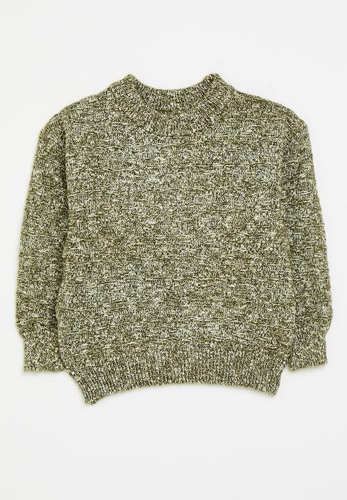 Pop Candy - Knitted jersey - green