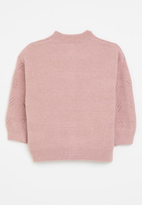 Pop Candy - Button down cardigan - pink