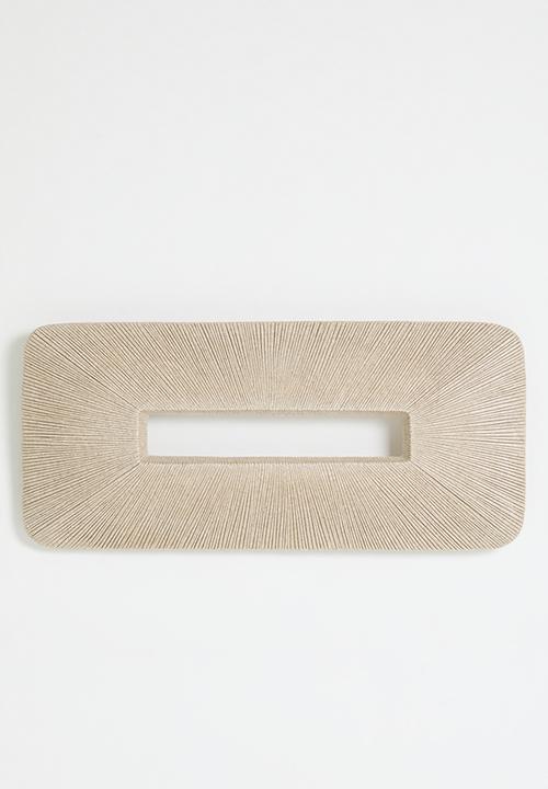 Sixth Floor - Sanstone wall plaque - beige