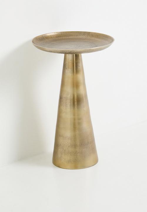 Sixth Floor - Alu side table - gold