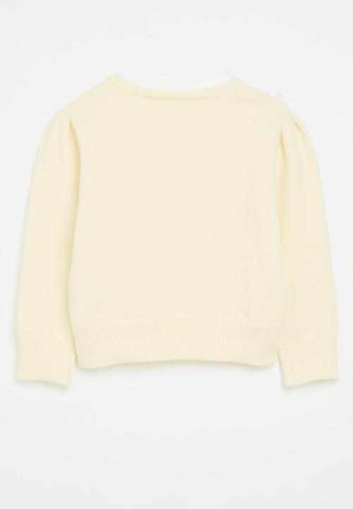 Pop Candy - Applique sweater - off white