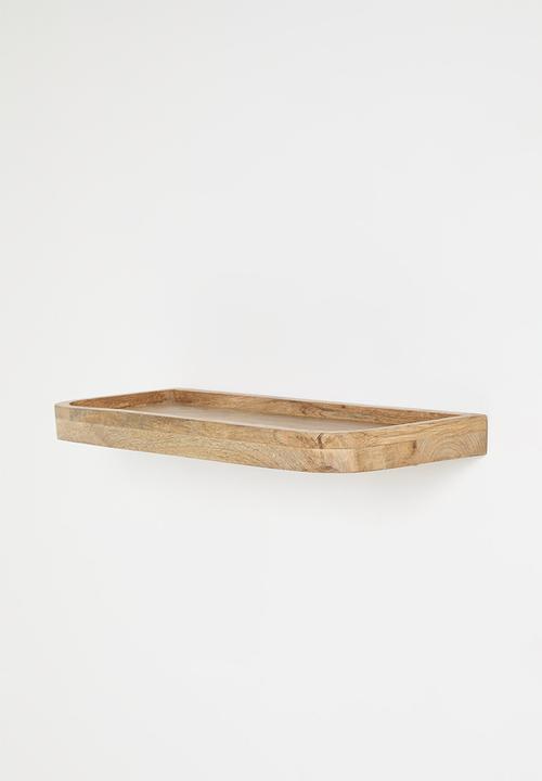 Sixth Floor - Tora wooden wall shelf - natural