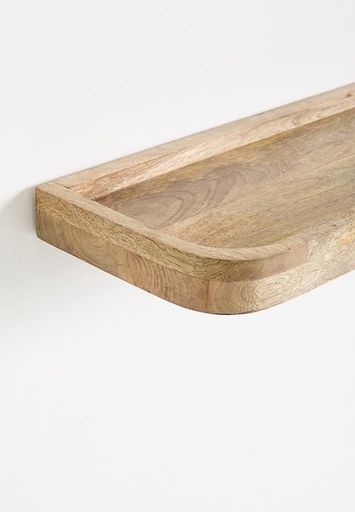 Sixth Floor - Tora wooden wall shelf - natural