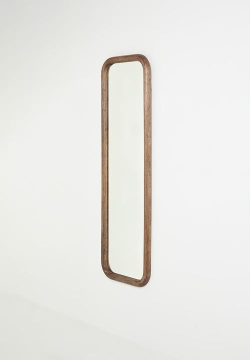 Sixth Floor - Wooden Rectangular full length Mirror - natural