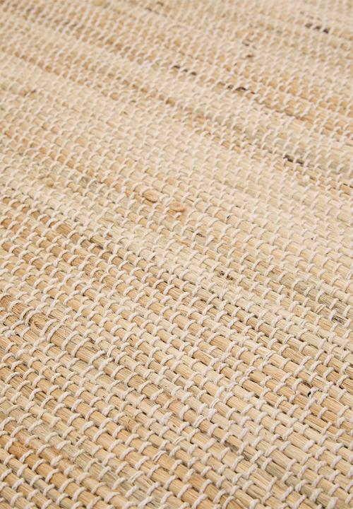 H&S - Fringe jute & cotton runner - natural