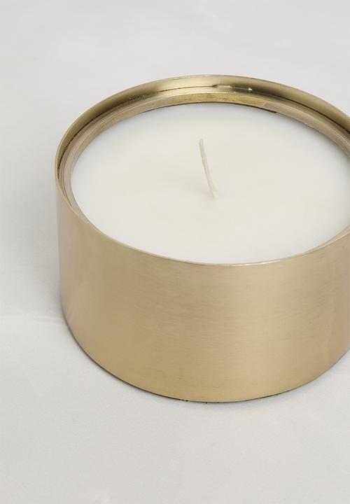 Sixth Floor - Glass Dome Candle - Gold