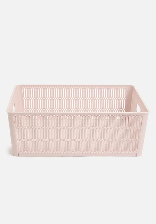 Storage Solutions - Stackable storage basket - pink