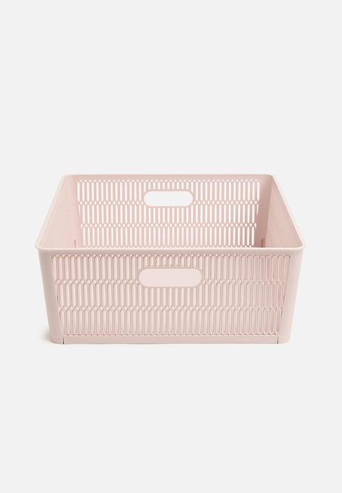 Storage Solutions - Stackable storage basket - pink