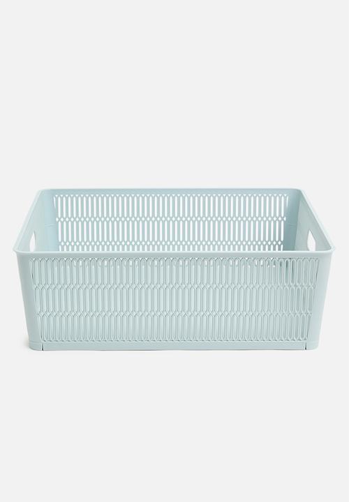 Storage Solutions - Stackable storage basket - blue