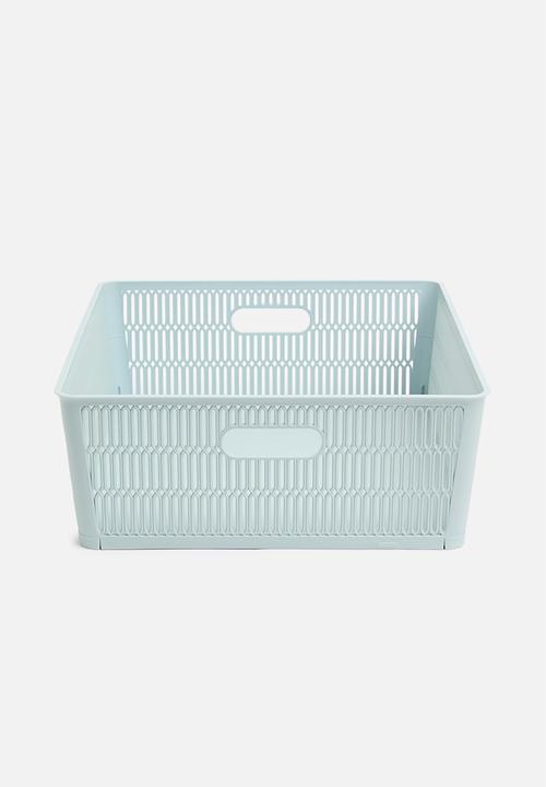 Storage Solutions - Stackable storage basket - blue