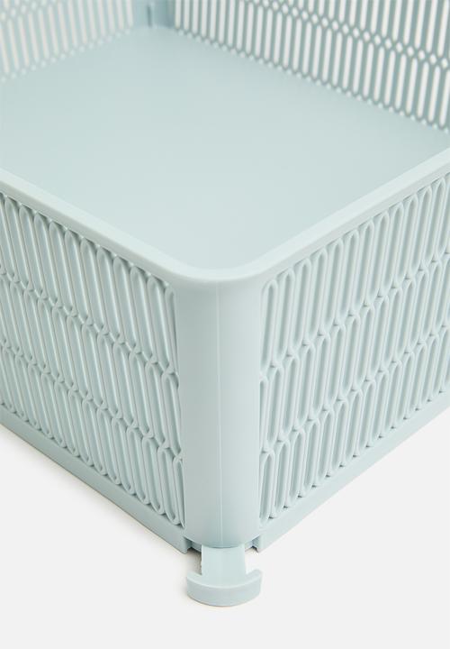 Storage Solutions - Stackable storage basket - blue