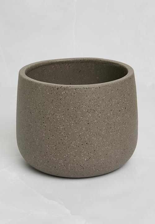 H&S - Speckle nesting planter set of 3 - sand