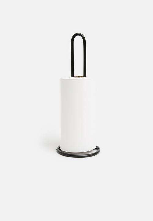 Excellent Houseware - Rolo paper towel holder - Black