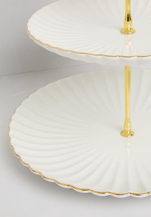 Nicolson Russell - 3 Tier Cake Stand - White