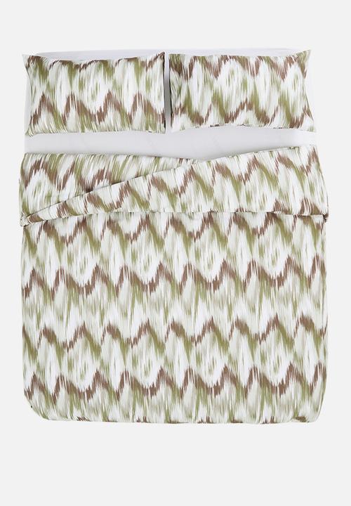 Sixth Floor - Ikat Wave Super Soft Duvet Set - Multi