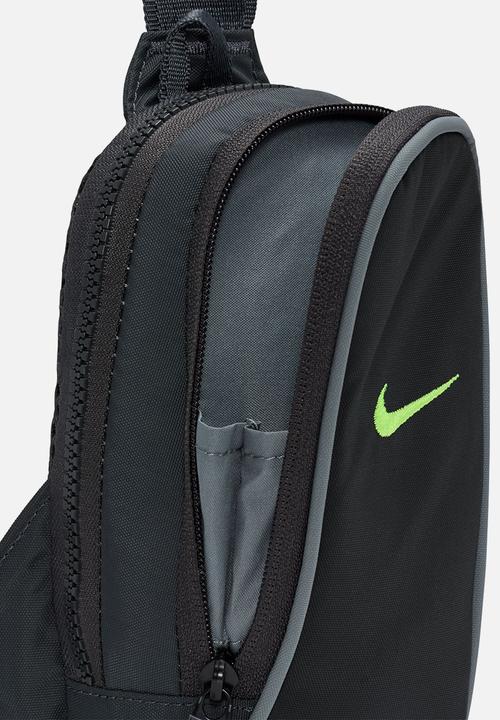 Nike gray × neon green sling bag Nike Essentials Crossbody Bag - Anthracite/Smoke Grey/Volt
