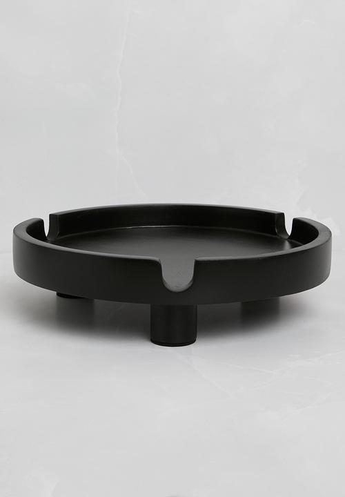 Sixth Floor - Wooden Standing Tray Black