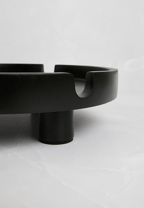 Sixth Floor - Wooden Standing Tray Black