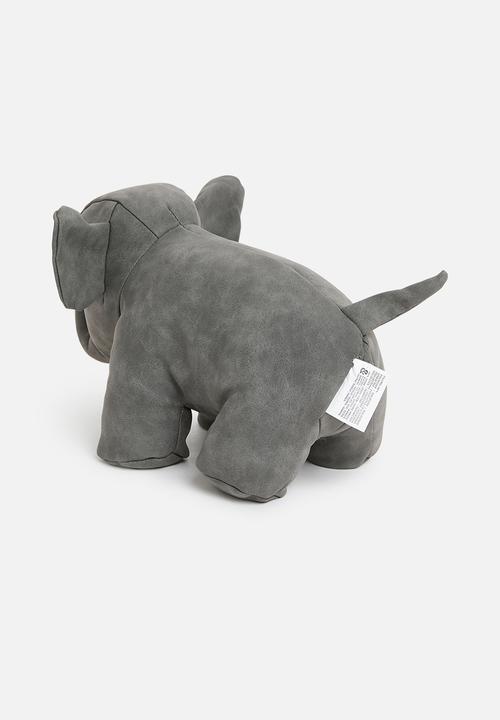 H&S - Plush ellie doorstop - charcoal