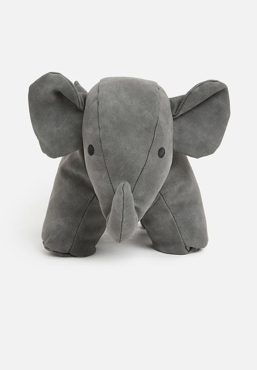 H&S - Plush ellie doorstop - charcoal