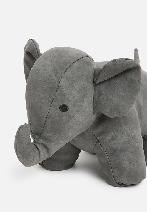 H&S - Plush ellie doorstop - charcoal