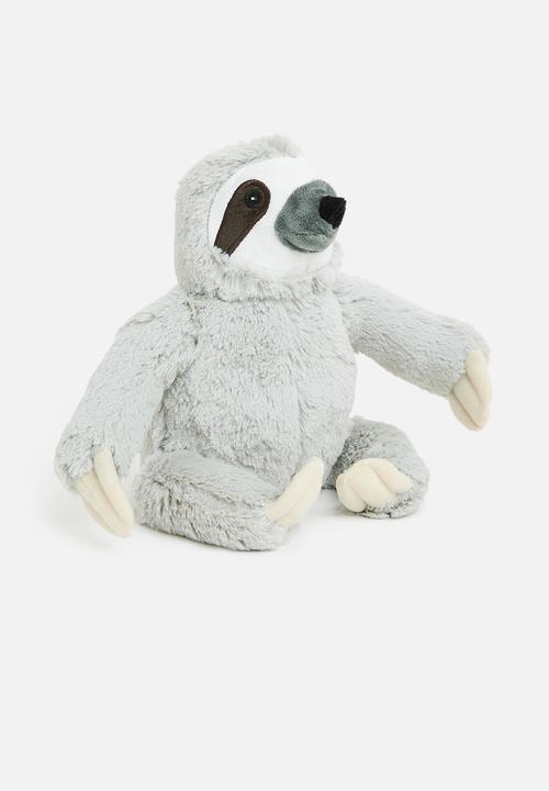 H&S - Plush sloth doorstop - grey