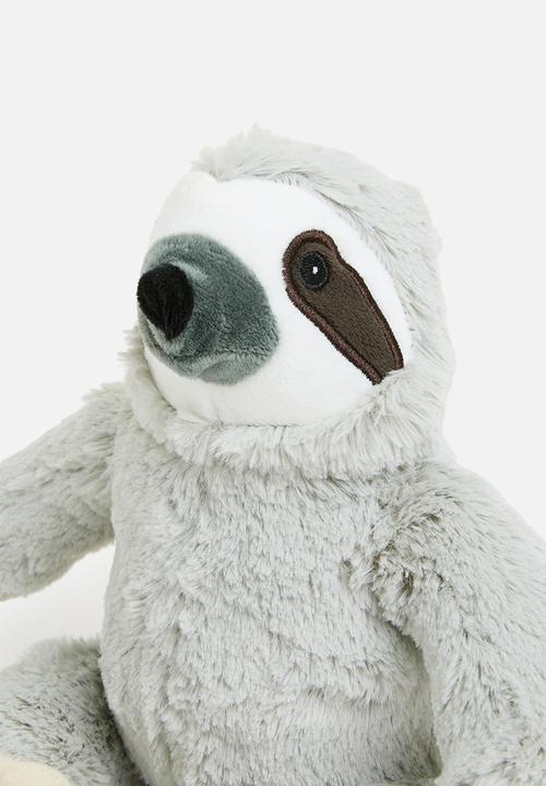 H&S - Plush sloth doorstop - grey