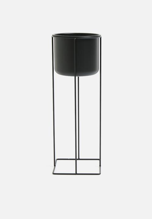 H&S - Rojo planter set of 2 - black