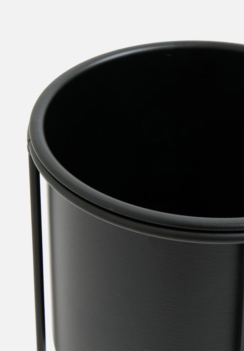 H&S - Rojo planter set of 2 - black