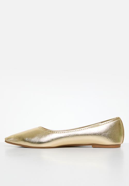 Cotton On - Prima point ballerina - gold textured