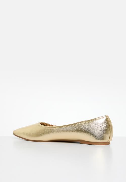 Cotton On - Prima point ballerina - gold textured