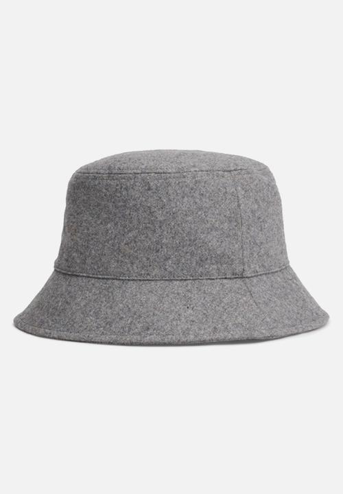 Tommy Hilfiger - monogram bucket hat-grey melange