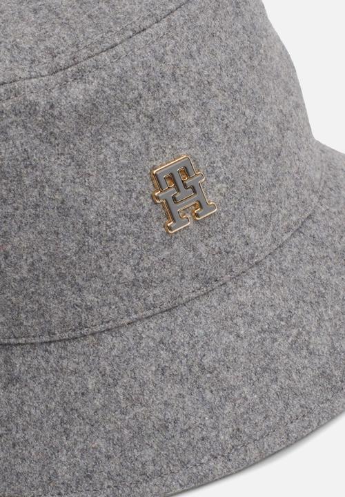 Tommy Hilfiger - monogram bucket hat-grey melange