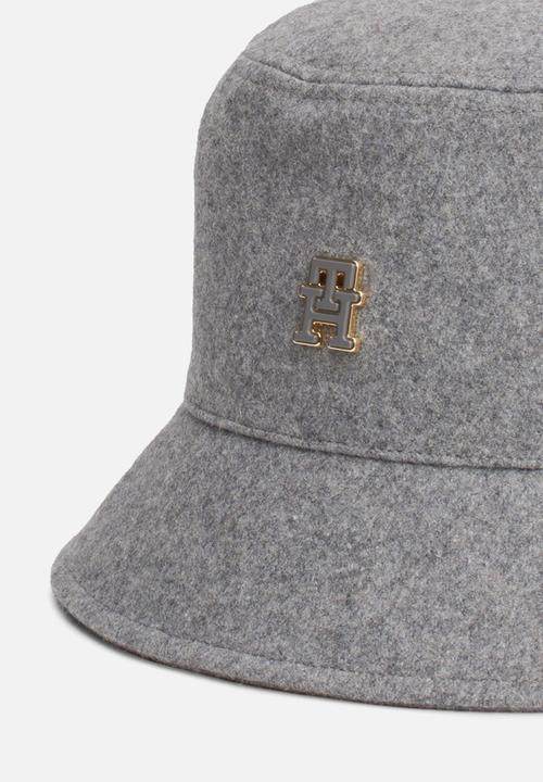 Tommy Hilfiger - monogram bucket hat-grey melange
