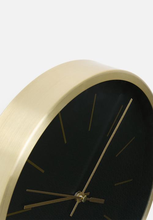 H&S - Timless wall clock - black
