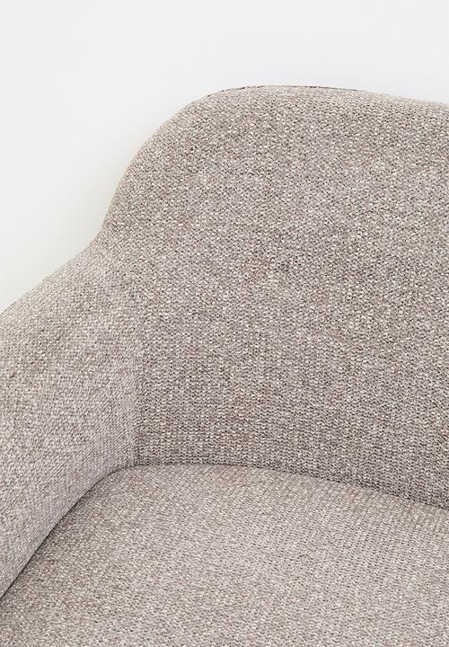Sixth Floor - Lumia swivel occasional chair - latte