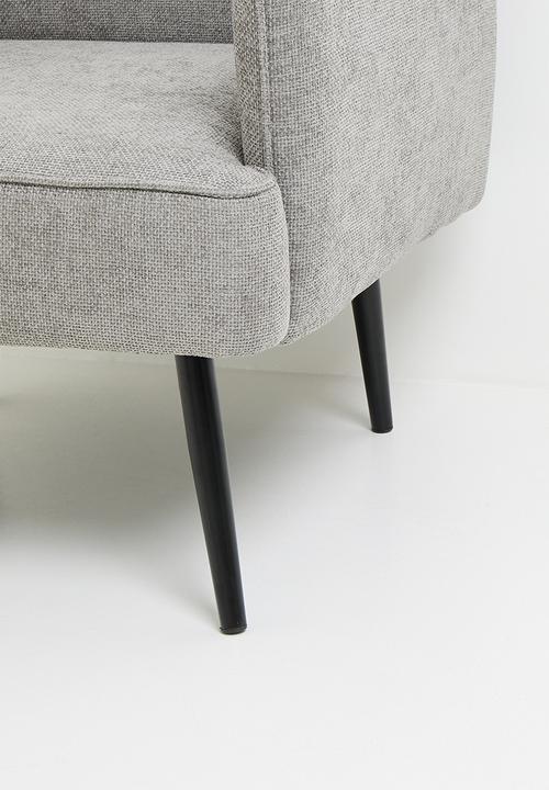 Sixth Floor - Belle occasional armchair-Grey