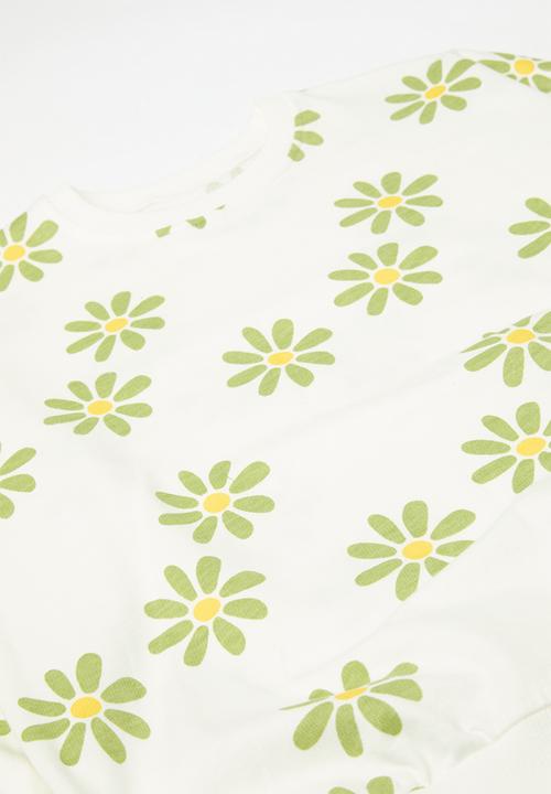 Pop Candy - Sweatshirt & legging set - green & white
