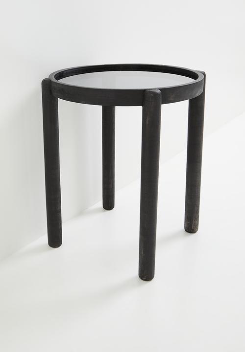 Sixth Floor - Rano wooden side table - smokey
