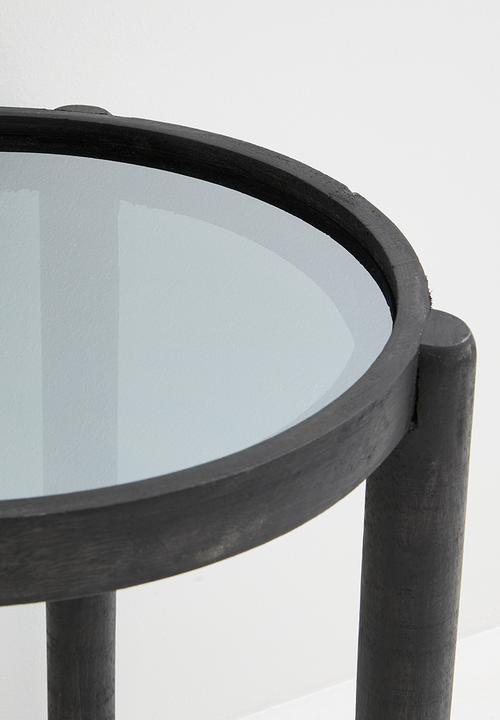 Sixth Floor - Rano wooden side table - smokey
